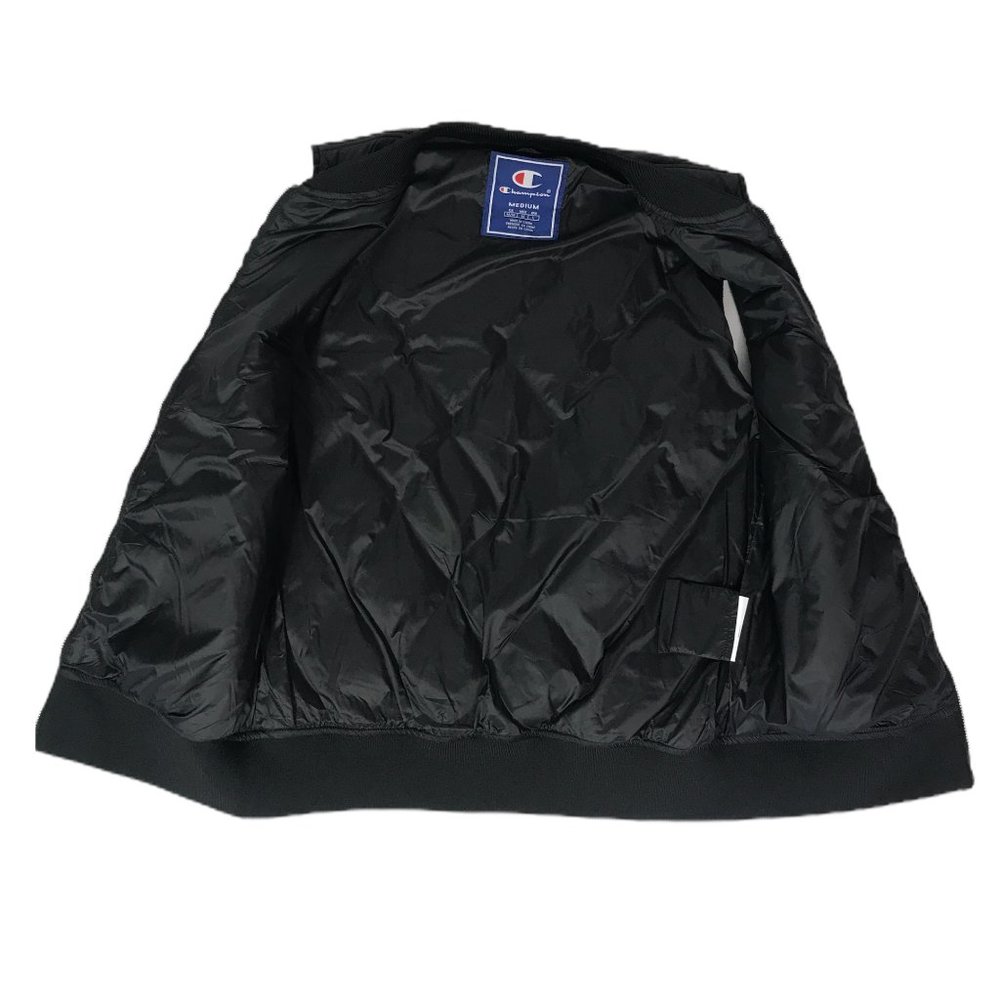 Champion Mens Quilted Bodywarmer Gilet Jacket Size Medium Black Padded Vest - Picture 5 of 10